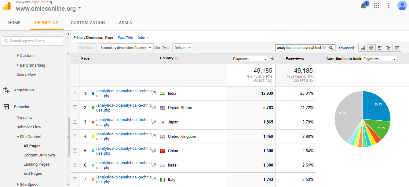 Visitor Analysis Report