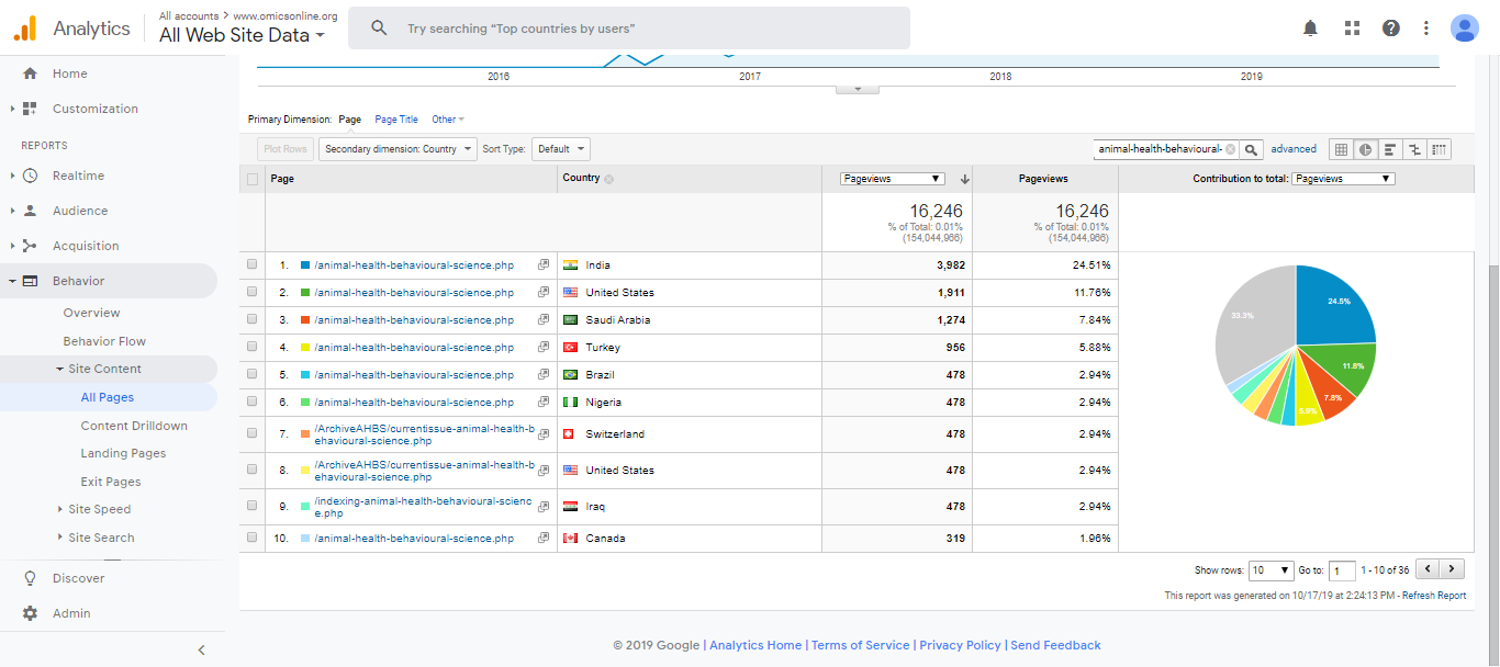 Visitor Analysis Report