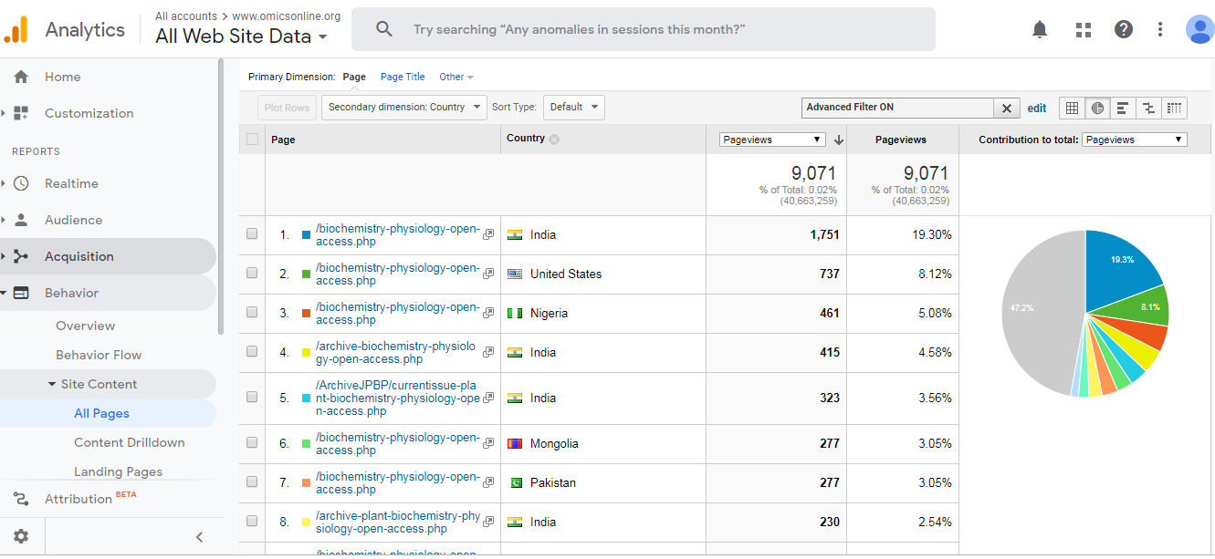 Visitor Analysis Report