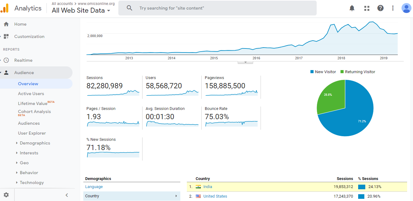 Visitor Analysis Report